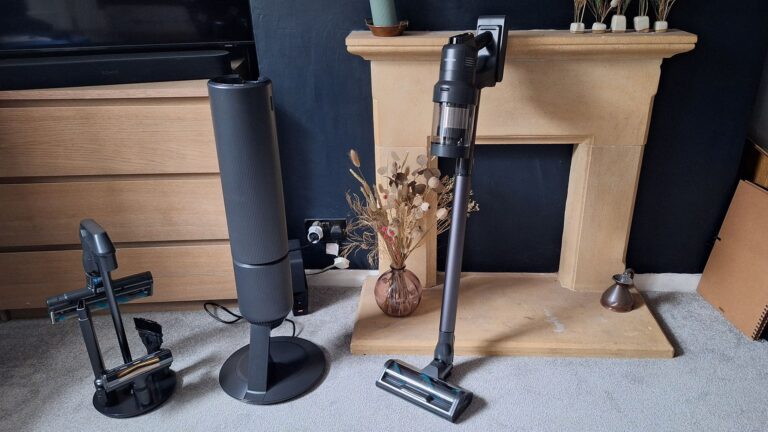 Samsung Bespoke AI Jet Ultra in reviewer's home