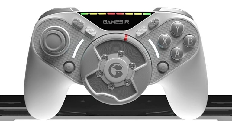 GameSir put a tiny steering wheel on its new Swift Drive controller