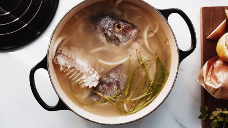 Homemade Fish Stock Recipe | Epicurious