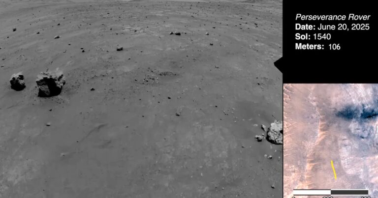 Join NASA's Mars rover on its record-breaking driver across the martian surface