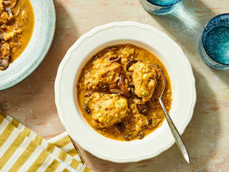 Mushroom and Dumplings Recipe