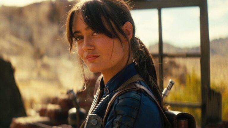 A still from the drama shows a close-up of a young woman with brunette hair.