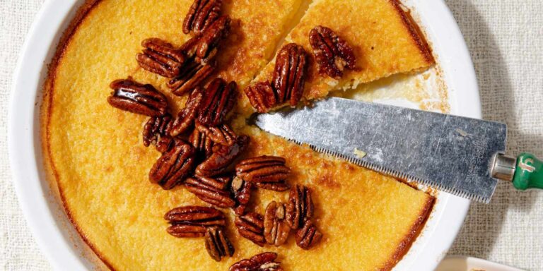 The Creamy, Buttery Dessert That Makes Its Own Crust