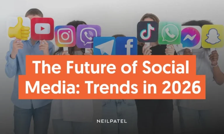 The Future of Social Media Trends in 2026 A graphic that says "The Future of Social Media Trends in 2026."