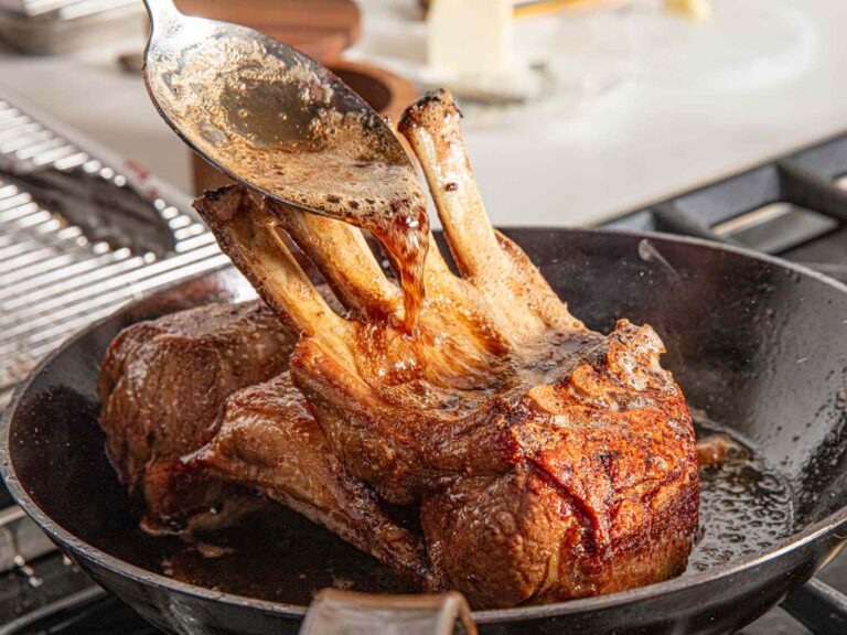 The Simple Carving Trick That Gives You Perfectly Even Lamb Chops Every Time
