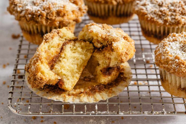 Coffee Cake Muffins Recipe (No Mixer)