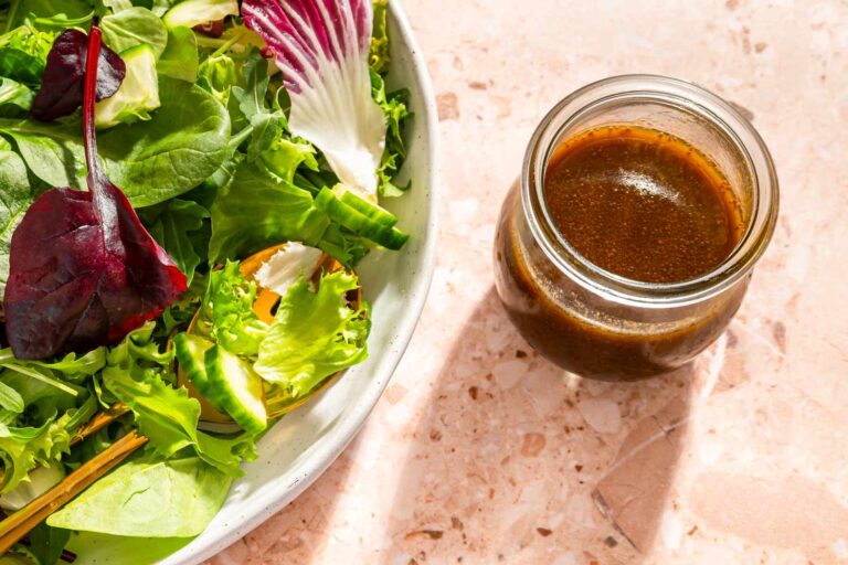 Easy Balsamic Dressing Recipe (3 Ingredients, 1 Minute)