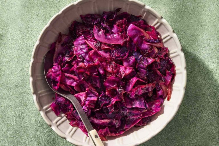 Candied Red Cabbage Recipe (3 Ingredients, 25 Minutes)