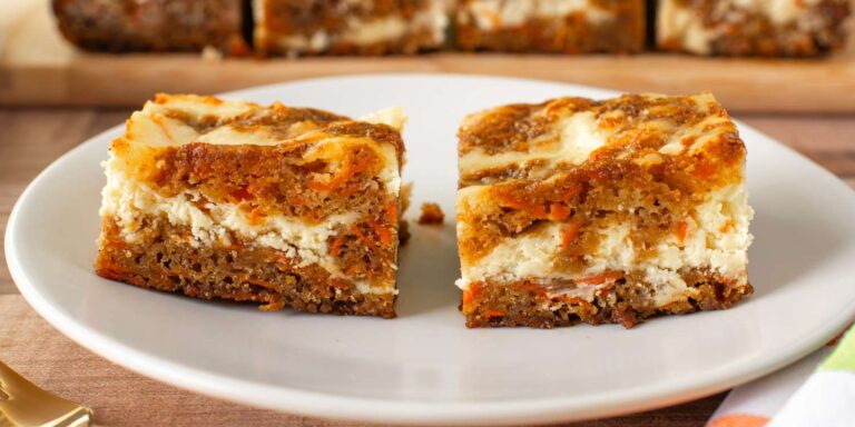 Carrot Cake Cheesecake Bars Recipe