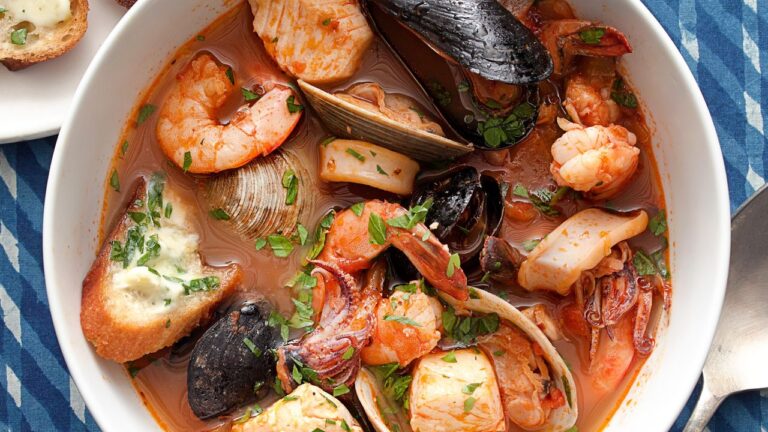 Cioppino With Shrimp & Clams (San Francisco Seafood Stew) Recipe