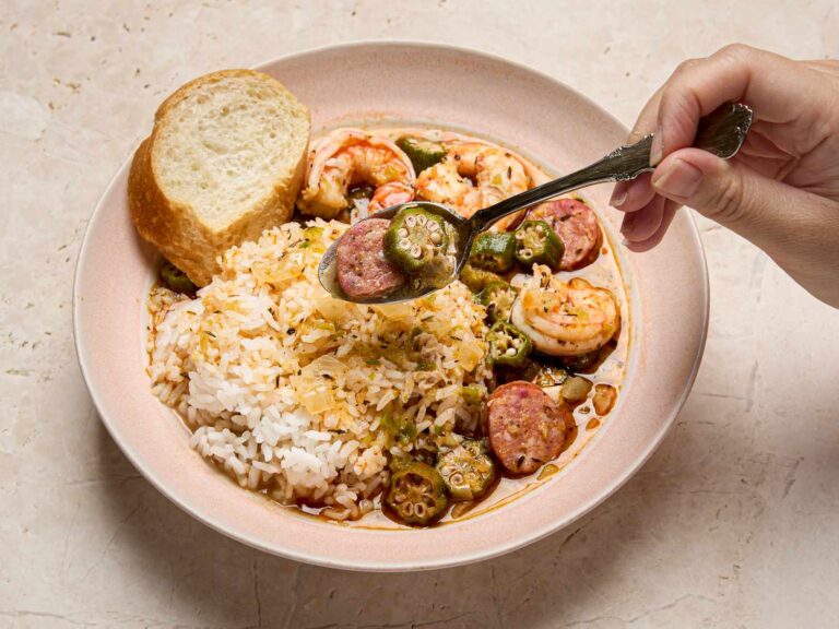 Creole Gumbo With Shrimp, Chicken, and Andouille Recipe Creole Gumbo With Shrimp, Chicken, and Andouille Recipe