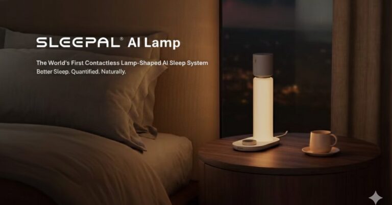This smart lamp tracks your sleep without touching you