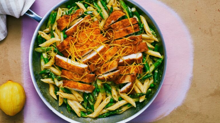 Chicken Pasta Primavera With Lemon Recipe