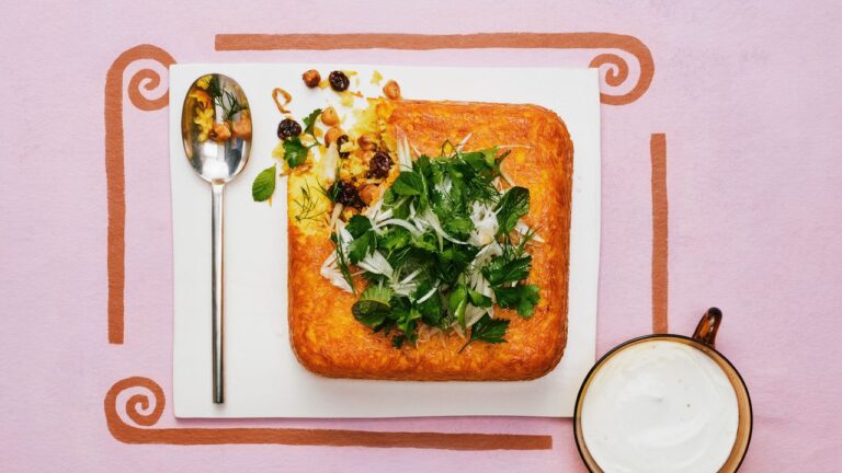 Chickpea Tachin With Herb Salad Recipe Chickpea Tachin With Herb Salad Recipe