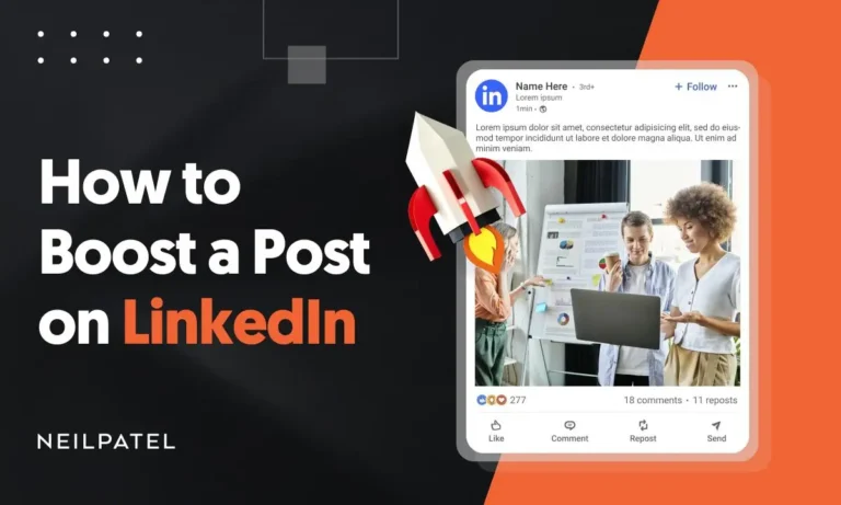 How to Boost a Post on LinkedIn: Tips for Better Reach A graphic saying "How To Boost A Post on Linkedin"