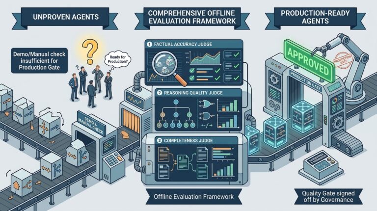 Production-Ready LLM Agents: A Comprehensive Framework for Offline Evaluation