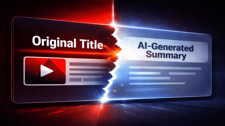YouTube test replaces video titles with AI summaries YouTube test replaces video titles with AI summaries